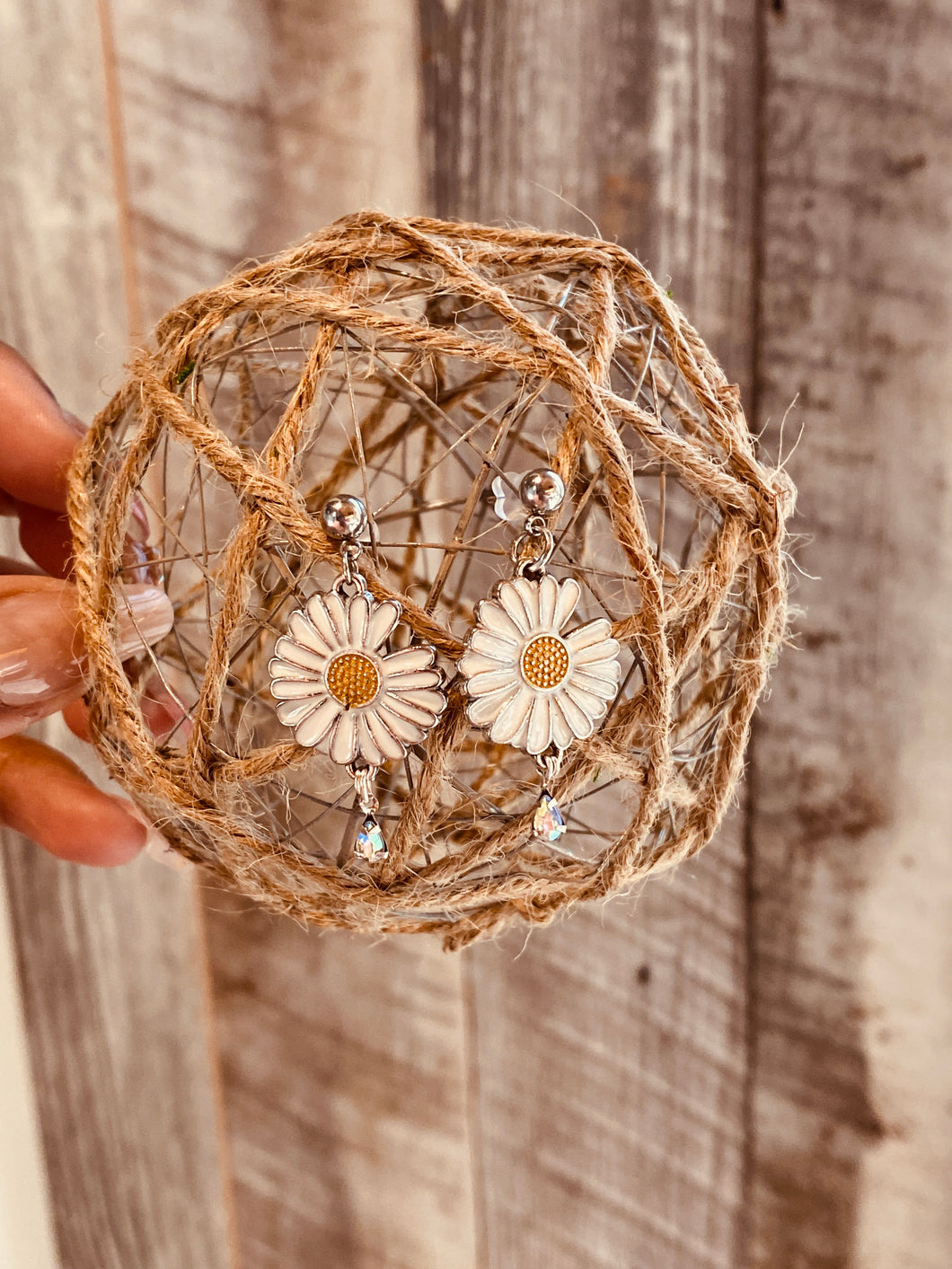 Wild Flower & Dew Drop Earring