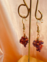 Load image into Gallery viewer, Blue Raspberry Drop Earrings
